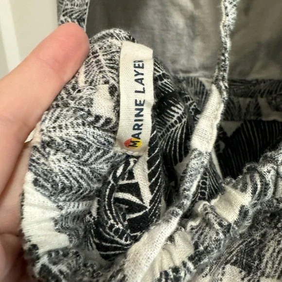 Marine Layer Strapless Dress with Palm Design - Picture 4 of 4